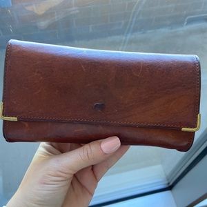 Classic Will Leather Goods Accordion Wallet - Spacious! Real Leather!